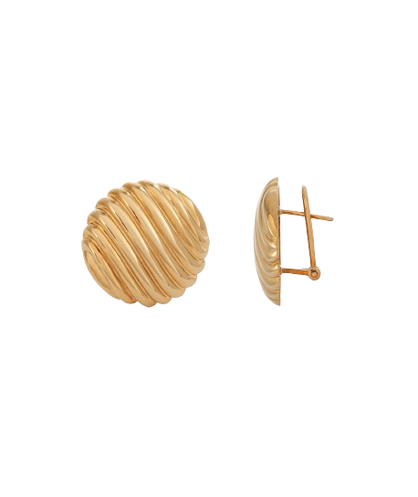 Pendientes chapado en oro