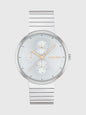 Reloj pulsera de eslabones multifunción