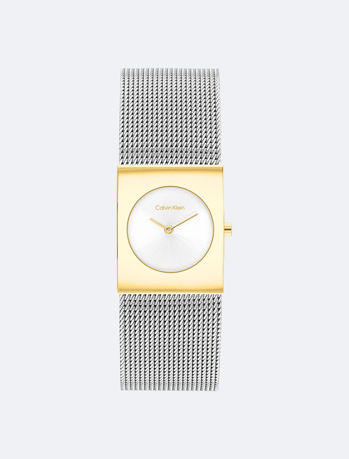 Reloj de pulsera de acero de dos tonos