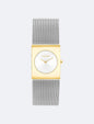 Reloj de pulsera de acero de dos tonos
