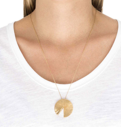 Gargantilla Círculo Baño Oro