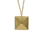 Collar corto cuadrado Good Morning en DORADO