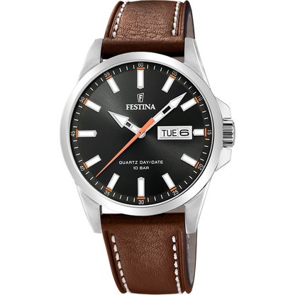 RELOJ DE HOMBRE FESTINA CLASSICS CON ESFERA NEGRA