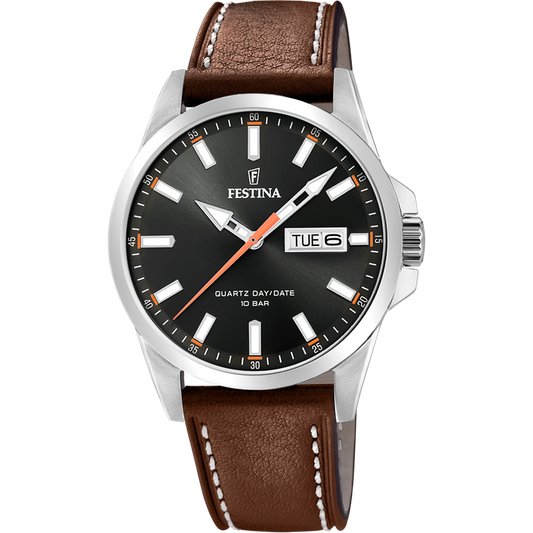 RELOJ DE HOMBRE FESTINA CLASSICS CON ESFERA NEGRA