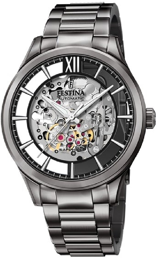 FESTINA AUTOMATIC SKELETON CON ESFERA NEGRA