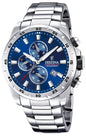 TIMELESS CHRONOGRAPH  AZUL CORREA DE ACERO