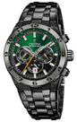 FESTINA CHRONO BIKE  VERDE CORREA DE ACERO INOXIDABLE