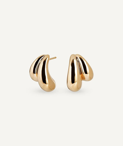 Pendientes Big Drop dorado