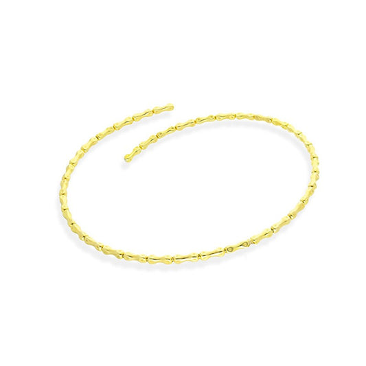 Gargantilla Flow en plata dorada