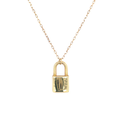 Colgante oro candado