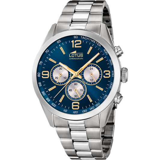 RELOJ DE HOMBRE LOTUS MINIMALIST CON ESFERA AZUL