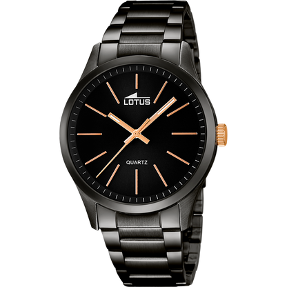 RELOJ DE HOMBRE  MINIMALIST CON ESFERA NEGRA