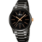 RELOJ DE HOMBRE  MINIMALIST CON ESFERA NEGRA