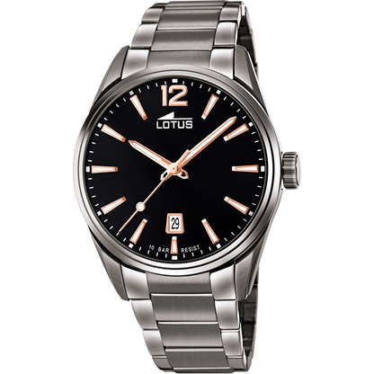 RELOJ DE HOMBRE CHRONO CON ESFERA NEGRA