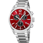 RELOJ DE HOMBRE CHRONO CON ESFERA ROJA