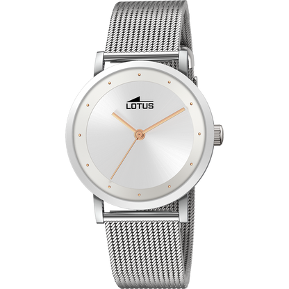 RELOJ DE MUJER TRENDY CON ESFERA PLATEADA