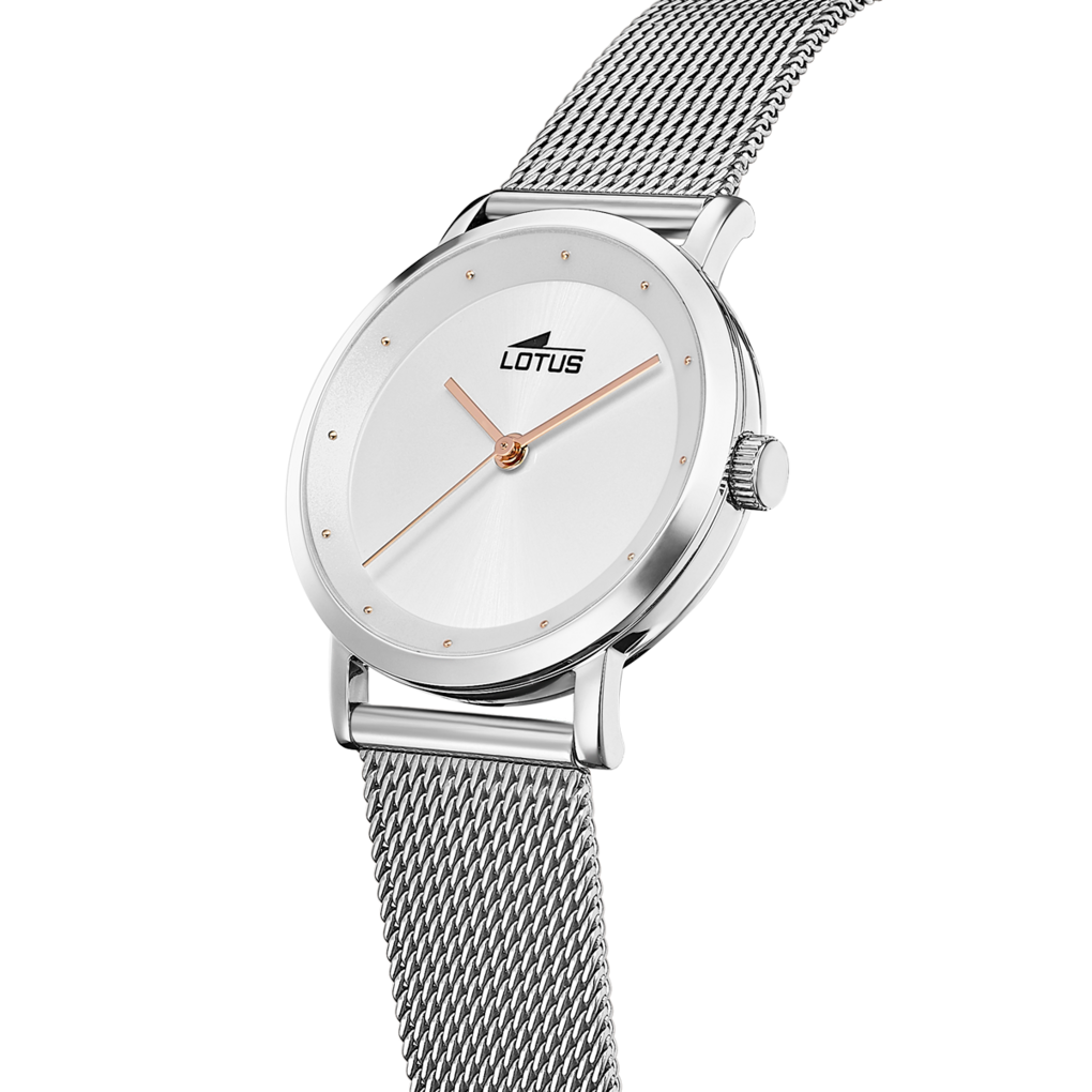 RELOJ DE MUJER TRENDY CON ESFERA PLATEADA