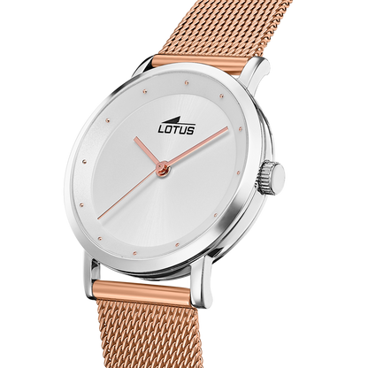 RELOJ DE MUJER TRENDY CON ESFERA PLATEADA