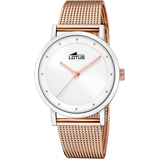 RELOJ DE MUJER TRENDY CON ESFERA PLATEADA