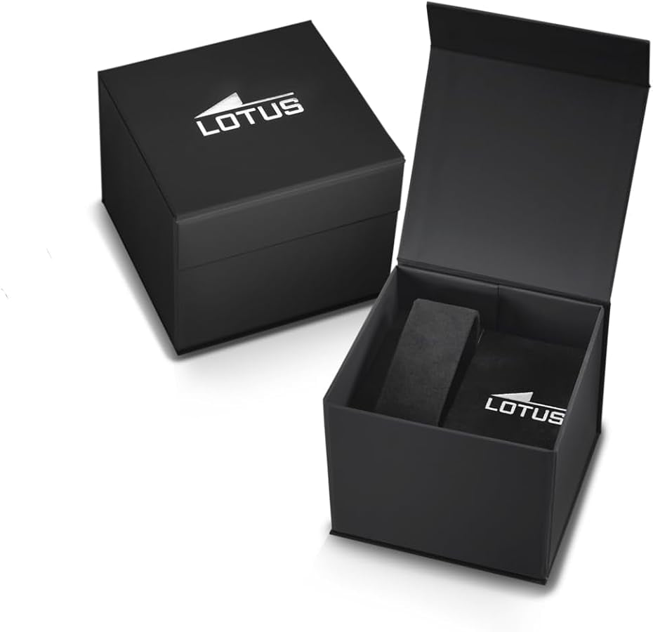 RELOJ DE HOMBRE LOTUS CHRONO CON ESFERA NEGRA 18683/2