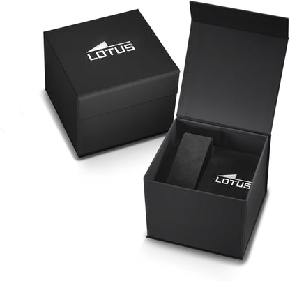 RELOJ DE HOMBRE LOTUS CHRONO CON ESFERA NEGRA 18683/2