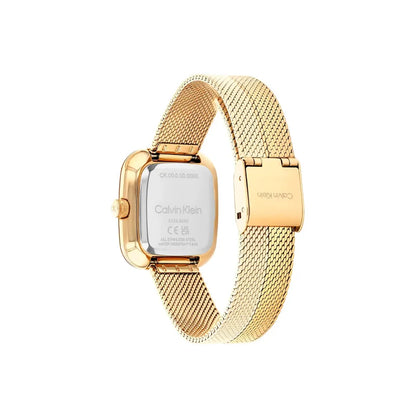 Reloj Calvin Klein Acero Dorado Rectangular