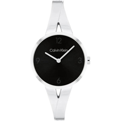 Reloj Calvin Klein Joyful Plateado y Negro Analógico Mujer