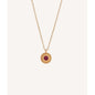 Colgante circular Rojo