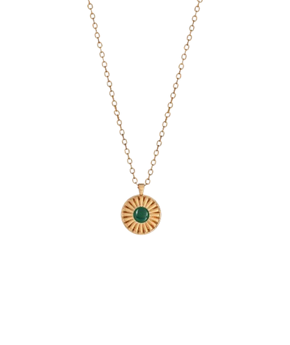 Colgante circular verde