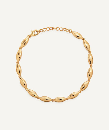 Pulsera Musa chapado en oro