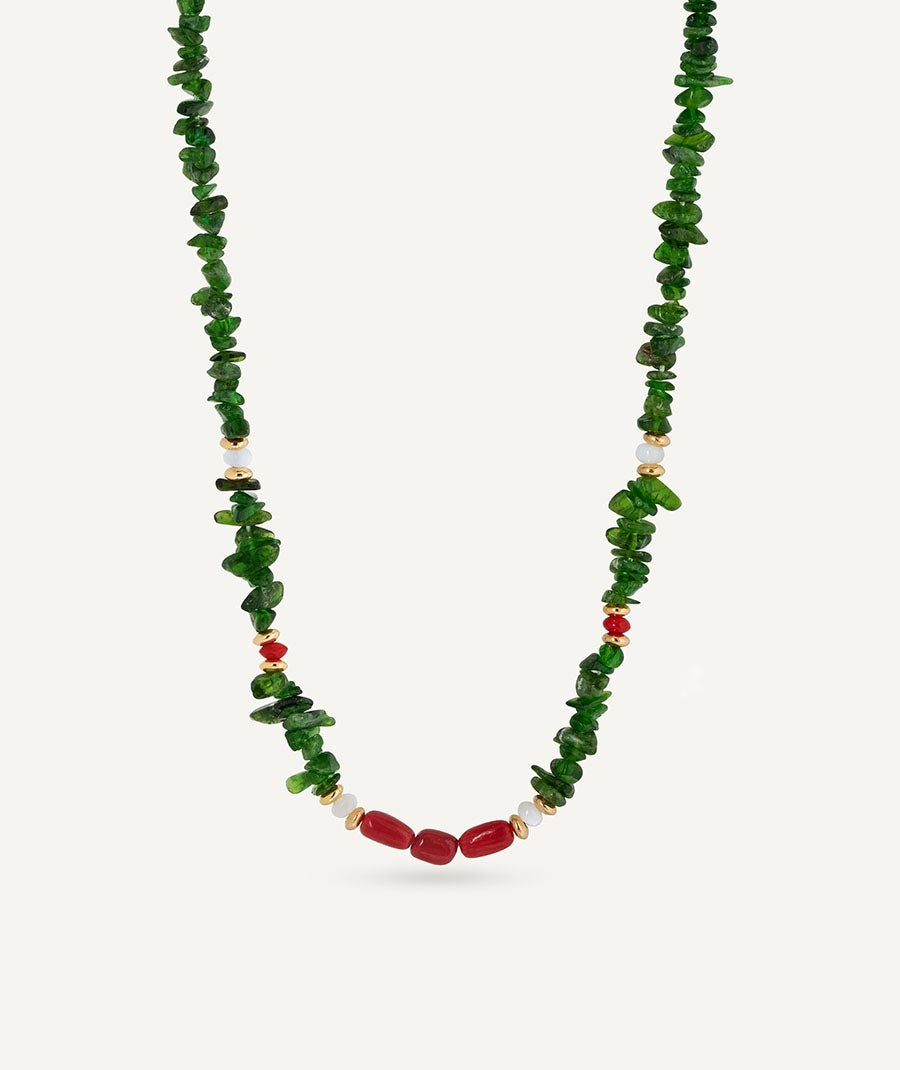 VIDAL&VIDAL - Collar con piedras naturales mini combinadas Salada multicolor