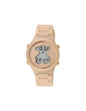 Tous Reloj Reloj digital D-Bear de policarbonato con correa de silicona nude
