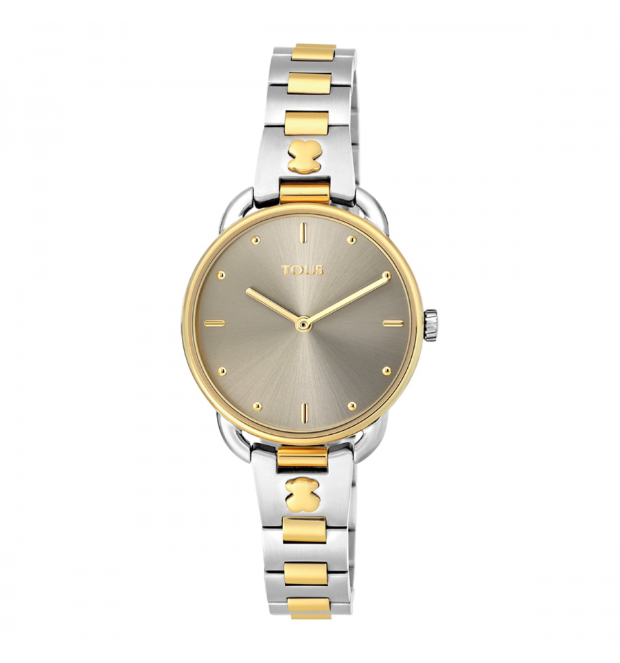 Reloj analógico con brazalete de acero IP dorado T-Shine - TOUS watches -  Joyamar