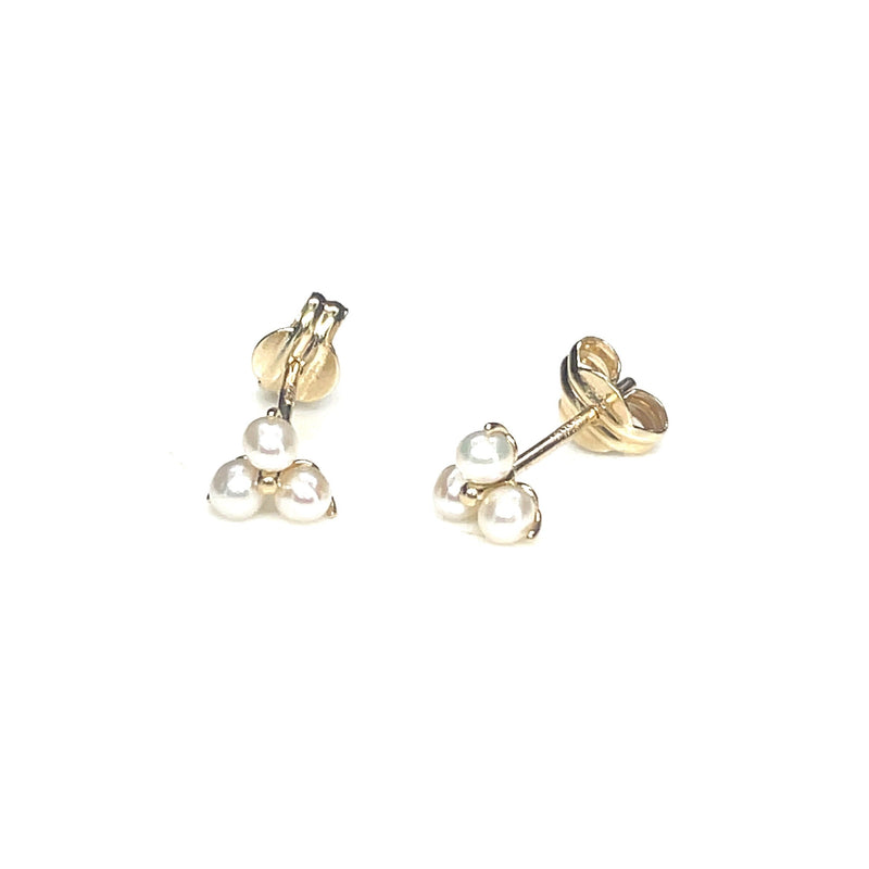 PENDIENTES IMARA PERLES ORO 9K