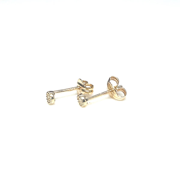 PENDIENTES NORA MINI ORO 9K