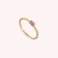Anillo fino cleopatra rosa/oro