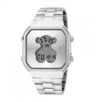 Tous Reloj digital D-Bear SQ de acero