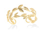Pulsera Brazalete HIEDRA en plata dorada