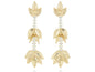 Pendientes ANDROMEDA en plata dorada