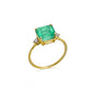 Lecarré Anillo oro de ley green love
