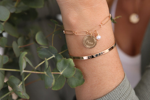 Pulsera MIA  mamá  gold