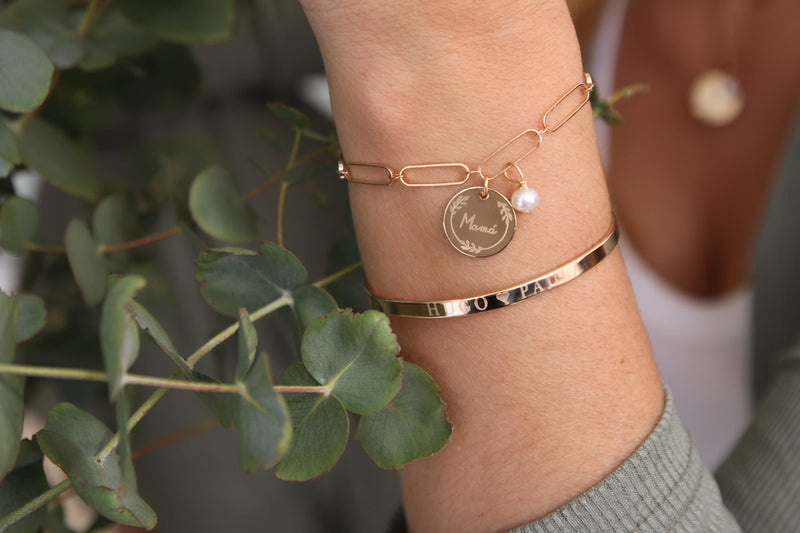 Pulsera MIA  mamá  gold