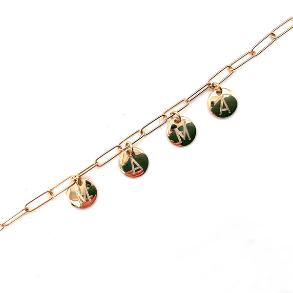 Pulsera MIA INITIALS gold