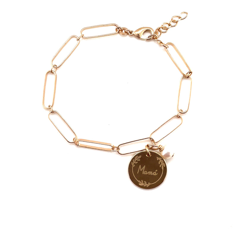 Pulsera MIA  mamá  gold
