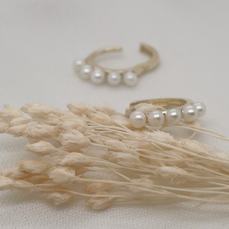 AROS IMARA PERLES ORO 9K