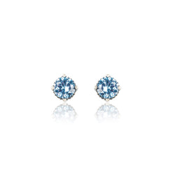 Sunfield Pendientes Paris piedra aguamarina