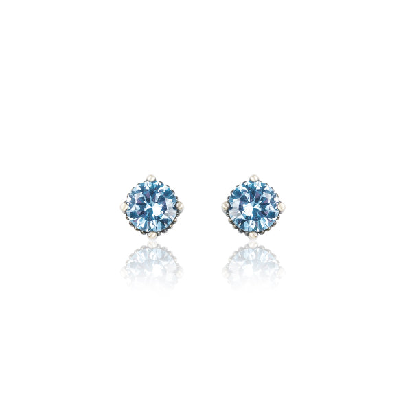 Sunfield Pendientes Paris piedra aguamarina
