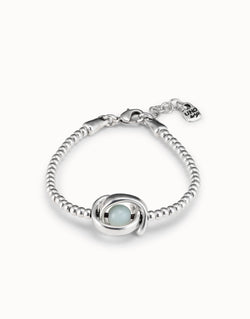 Unode50 Pulsera Little Moon plateado