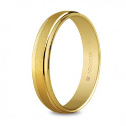 Alianza de boda de oro 4mm