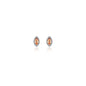 Sunfield Pendientes Litchi marquise Plata